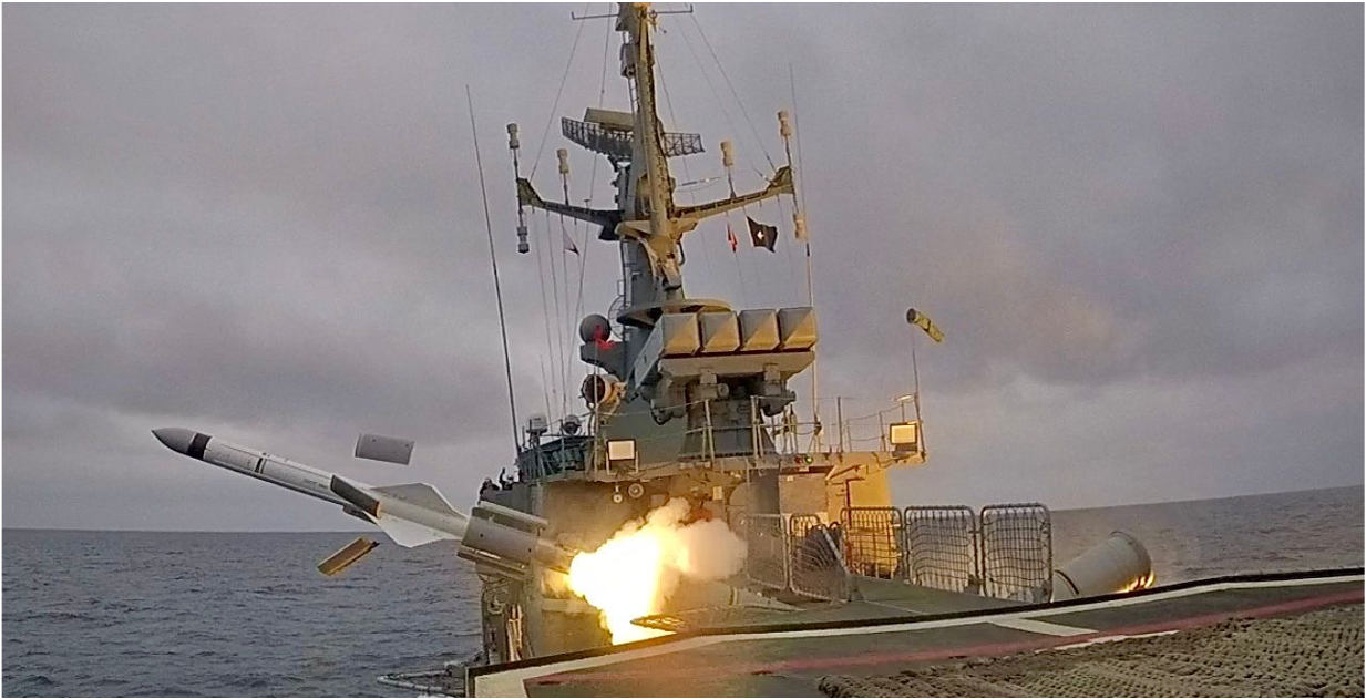 Lanzamiento Misil Exocet MM-40